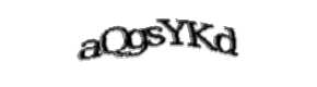 Security check image, please type the characters shown